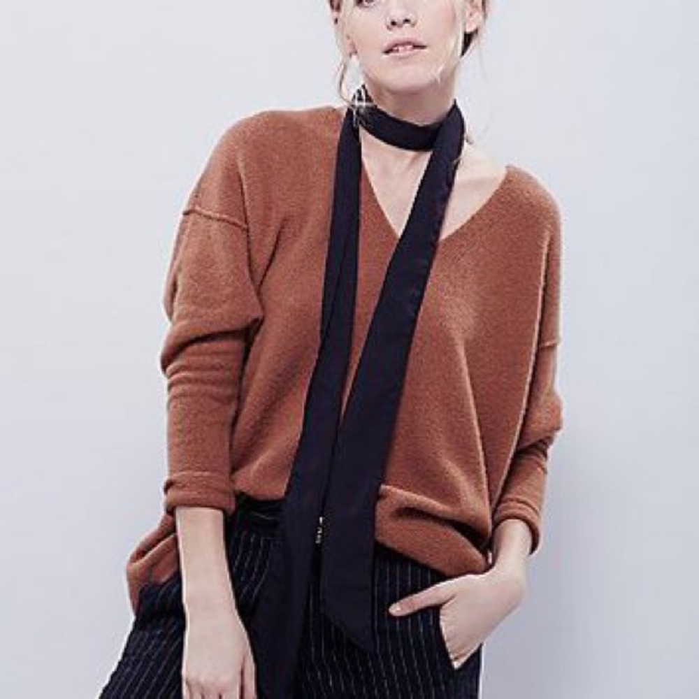 Nwot Free People Softly Vee Sweater Small